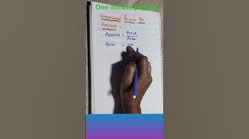 🥇 “Crack the Dimensional Formula of Pressure in 1 minute! ⚡ M¹L⁻¹T⁻² Explained Simply”