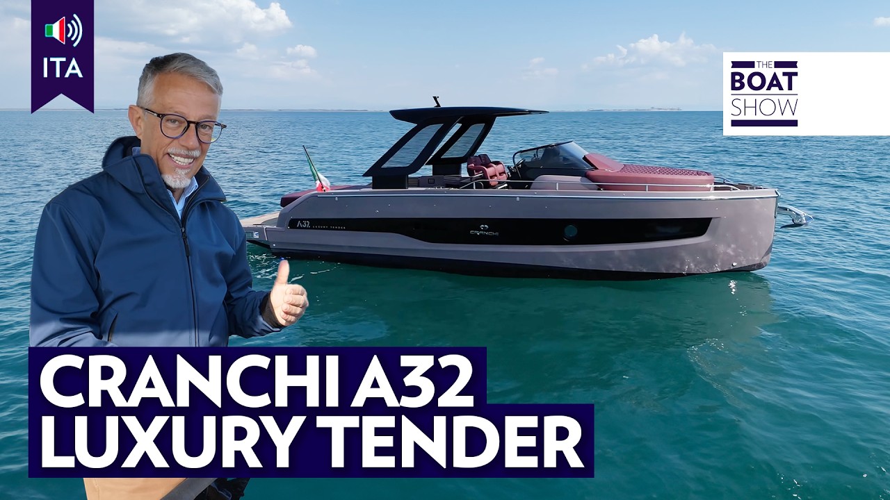 ⁣[ITA] CRANCHI A32 LUXURY TENDER - Prova Yacht Open a Motore - The Boat Show