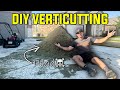 Diy verticutting and scalping my lawn  can a lawn get too thick removing a mountain of material