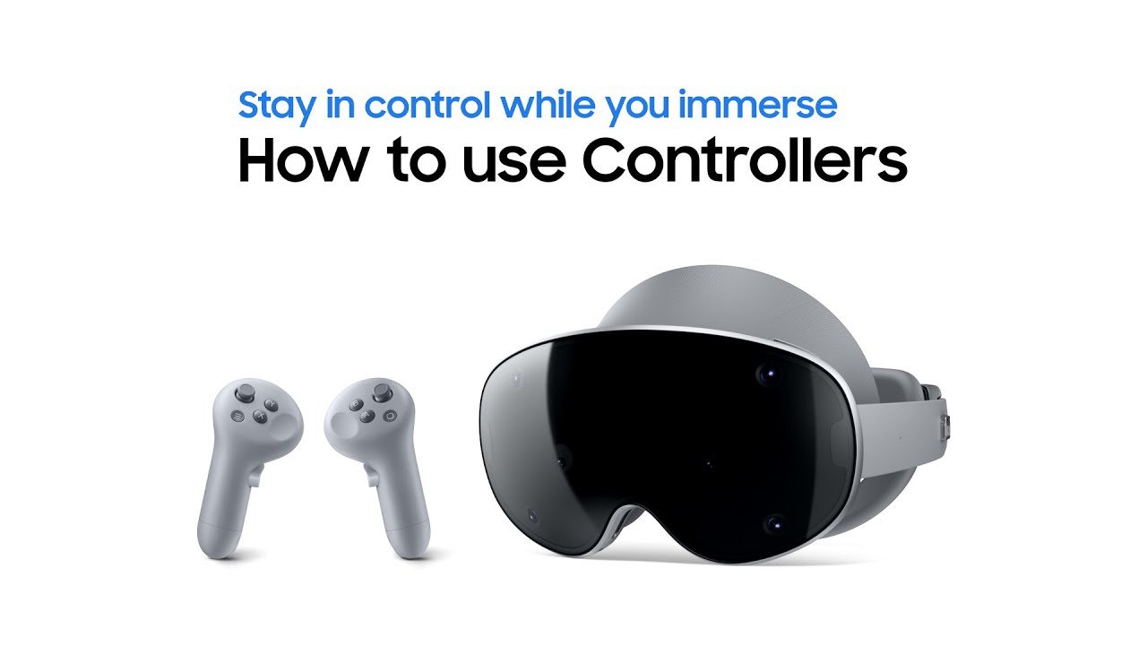How to use Controllers | Galaxy XR | Samsung - YouTube