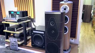 សាកសំលេងធុងបាស់អ៊ីតាលី Sonus Faber Olympica Nova II + McIntosh MA352 + JL Fathom f112v2