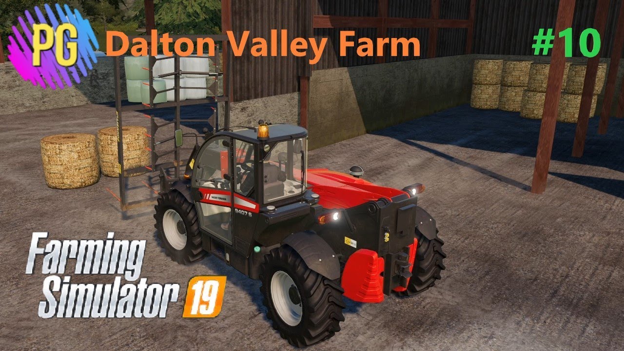 Tidying the yard Farming Simulator 19 Timelapse - Dalton Valley Farm FS19 Ep 10