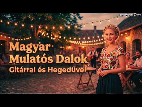 A Legjobb Magyar Mulatós Slágerek Gitárral & Hegedűvel ???? Csárdás, Népdal és Retro Tánczene Mix