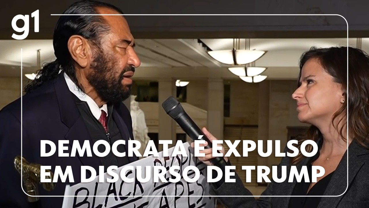 Deputado democrata foi expulso durante discurso de Trump por protestar contra racismo