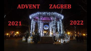 🎄 Advent Zagreb 2021/2022 when the crowd disperses 🎄 #advent #zagreb #croatia #travelvlog