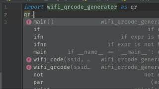 WIFI - QR - CODE  GENERATOR IN PYTHON  || BY MR.ProgHammer || Python Programming