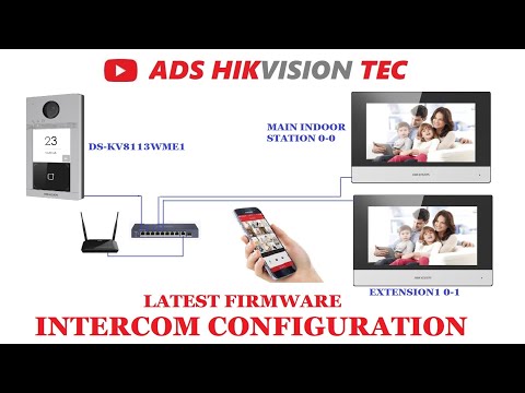 Hikvision IP video intercom KIS604P configuration