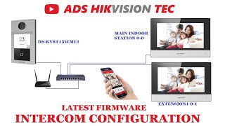 Hikvision IP video intercom KIS604P configuration screenshot 2