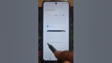 how to show notch on mobile | how to hide notch on redmi #ytshorts #shorts #short #redmi