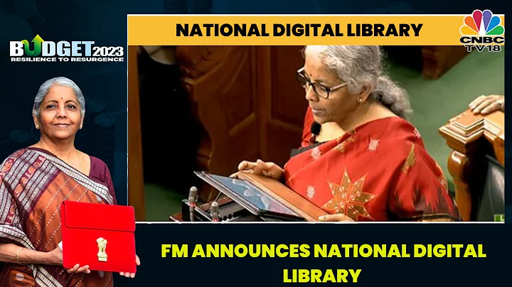 FM Announces National Digital Library for Children and Adolescence | Budget 2023 | CNBC-TV18