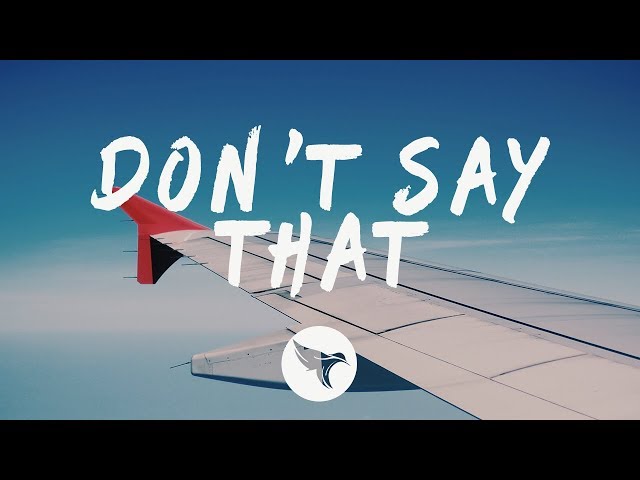 Miles Away u0026 VENIICE - Don't Say That (Lyrics) feat. Olaf Blackwood class=