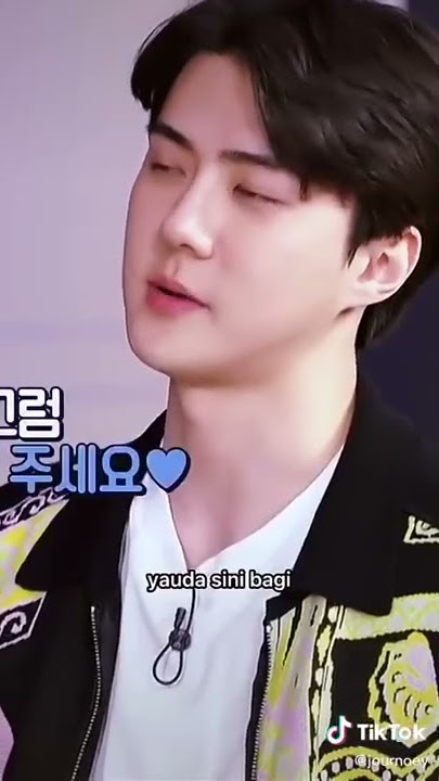 Jalan ninja seorang Oh Sehun 😆 #exo