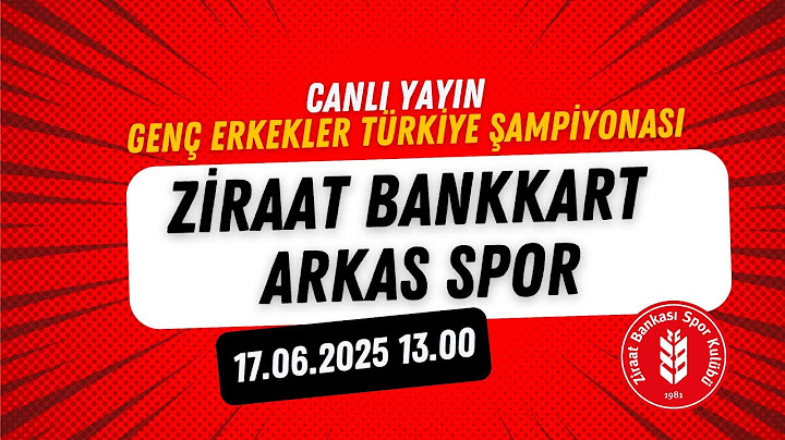 Ziraat Bankkart - Arkas Spor [CANLI] Yarı final