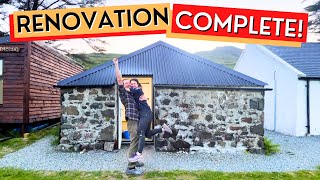 RENOVATION COMPLETE!! Stone Outbuilding - 1840s Cottage - Isle of Skye, Scottish Highlands - Ep24