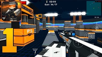 Pixel Strike 3D - Gameplay Walkthrough Part 1 - Gun Game (iOS, Android)