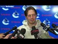 Hronek, Boeser, Rossi & Adam Foote Post-Game Media | Canucks vs. Predators (Mar 12, 2026)