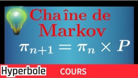 Chaînes de Markov - distributions et matrices de transition - terminale