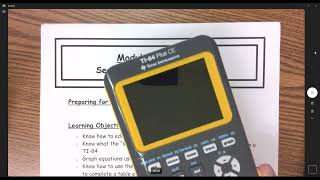 Module 1 Lesson 2 & Graphing Calculator Into + Clearing your calculator's memory (old - g.c.)