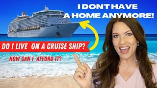 We SOLD EVERYTHING & I don't have a home! How I LIVE on a CRUISE SHIP! 🛳