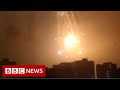 Huge explosion seen in sky over Ukraine's capital Kyiv - BBC News