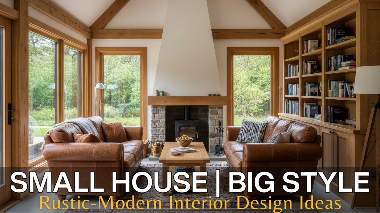 Small House, Big Style: Rustic-Modern Interior Design That Feels Luxurious
