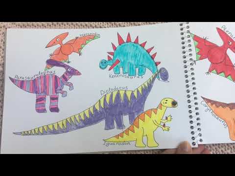 КНИГИ: Кто же такие ДИНОЗАВРЫ? Как нарисовать динозавра? Виды динозавров