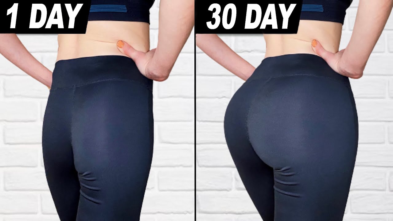 The Best Booty Workout In 30 Days (DO AT HOME) - YouTube