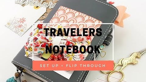 Pocket Size Travelers Notebook [The Foxy Fix] Fall Set Up + Flip Through, how-to