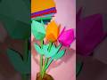 simple and easy to make paper flowers🌷 | paper tulips | handmade flowers#papercraft#paperflower#diy
