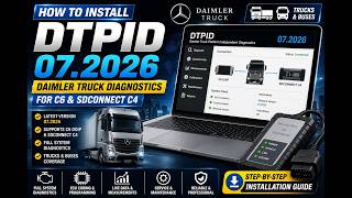 How to Install DTPID 07.2026 | Daimler Truck Diagnostics for C6 & SDconnect C4