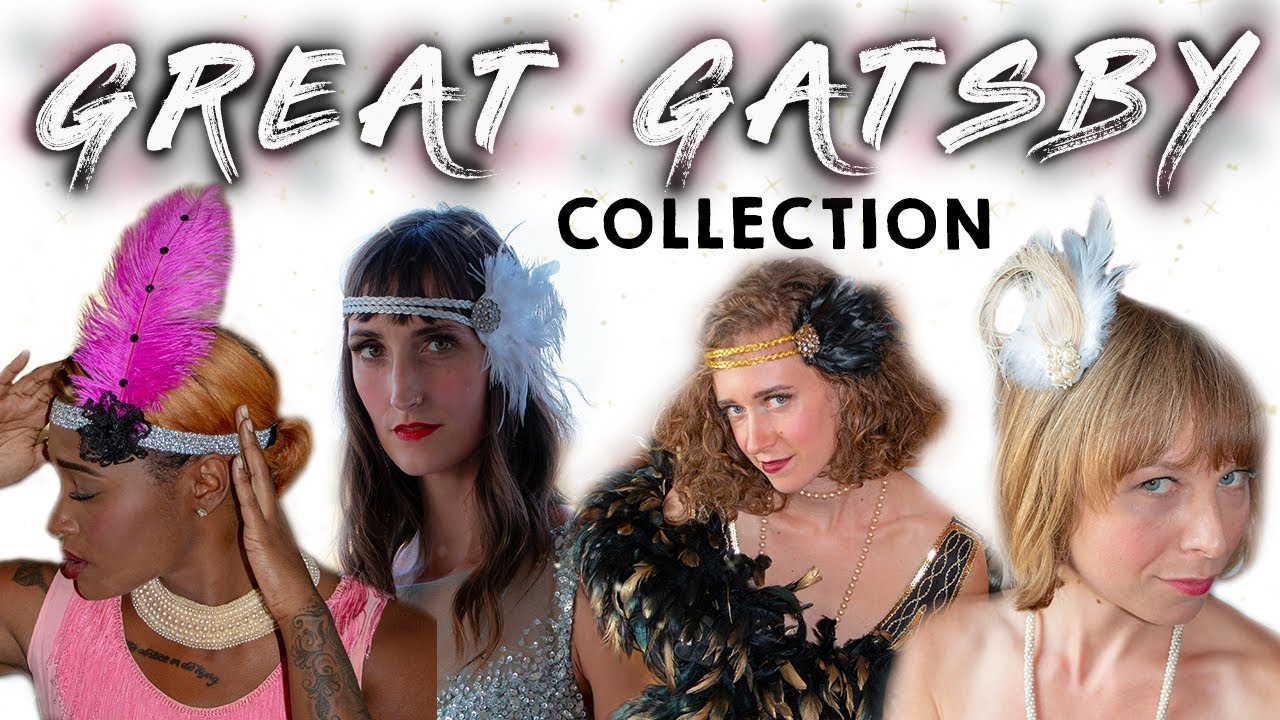 Feather Place Great Gatsby Collection! Flapper Headbands, Boas, and More!