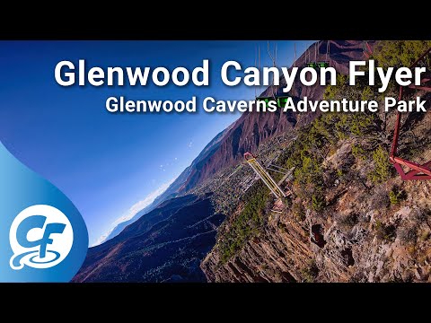 Glenwood Canyon Flyer on-ride 4K POV Glenwood Caverns Adventure Park