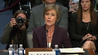 Yates Testifies She Warned White House About Flynn