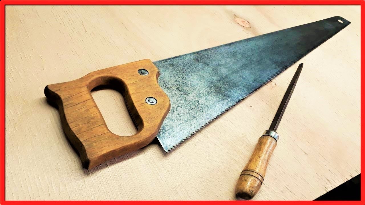Como AFILAR un SERRUCHO muy FACIL * herramientas de carpintería * - YouTube