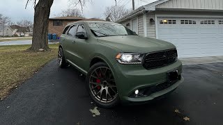 CRAZY Transformation on Durango R/T!!Matte Military Green Wrap Looks Amazing 😱🙌🏼