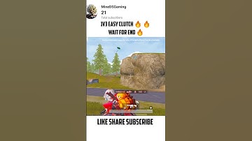 1v3. Easy clutch😎😁 #shorts #bgmi#gaming #pubgmobile #bgmitipsandtrics #funnyvideo #urcristiano #pubg