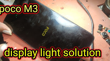redmi 9power display light solution        poco m3 display light solution