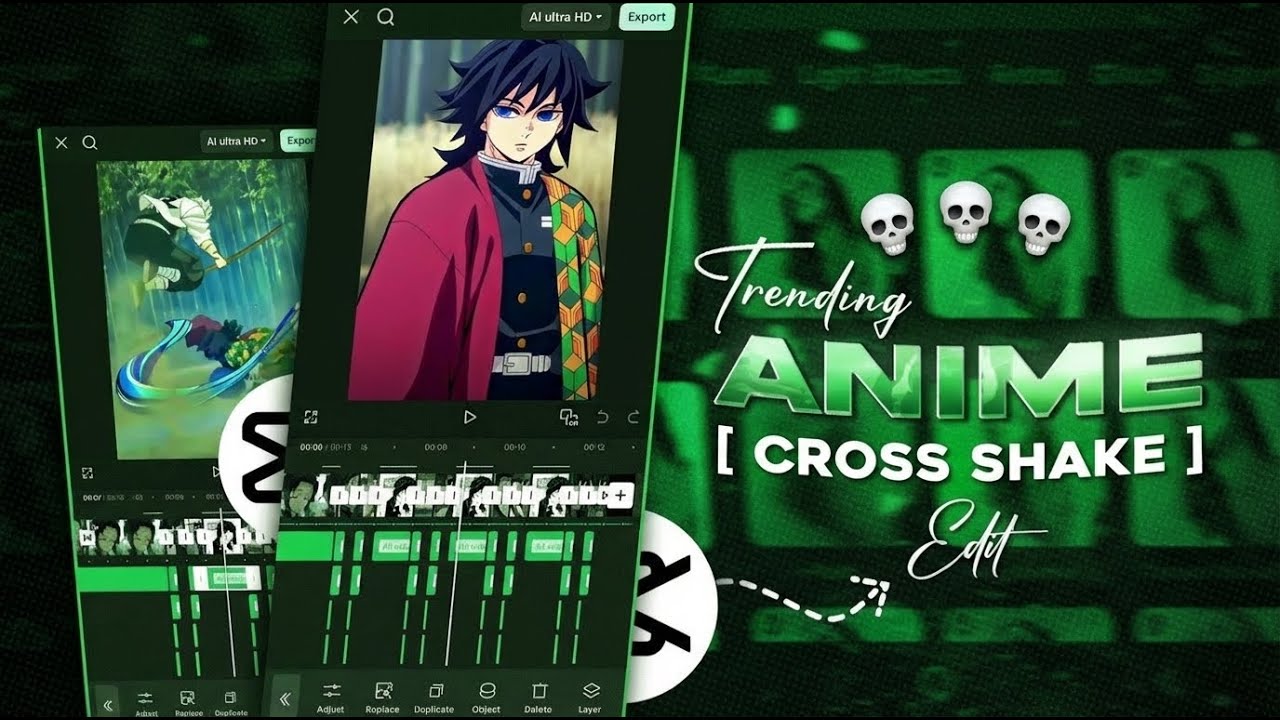 Capcut Trending Anime Cross Shake Tutorial - SUMAIR EDITZ