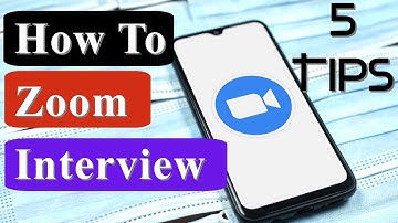 How To ZOOM Interview | How to Virtual Interview (Medical School, Residency, really anything)