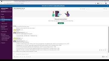 Restaurant Bot using Rasa deployed on Slack