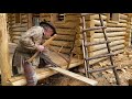 Log Cabin Build (circa 1700's) Part 16 | Beginning the Chimney | Self Reliance | Canadian Wilderness