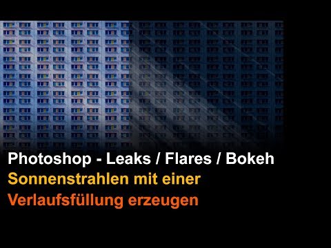 Photoshop Licht Sonnenstrahlen Mit Verlaufsfüllung 