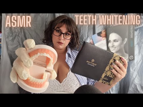 ASMR TEETH WHITENING  relaxing sleep aid roleplay relaxing personal attention