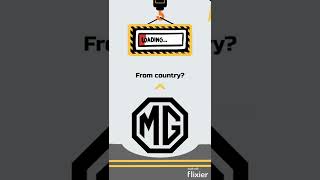 MG - From Country? #shorts #automotive MG - From Country? #shorts #automotive