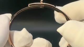 Hermes Kelly Bracelet 18K Rose Gold With Diamond