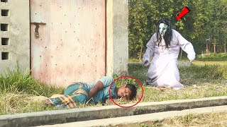 OMG! SCARY GHOST ATTACK PRANK IN VILLAGE WITH COMEDY VIDEO | DHAMAKA FURTI