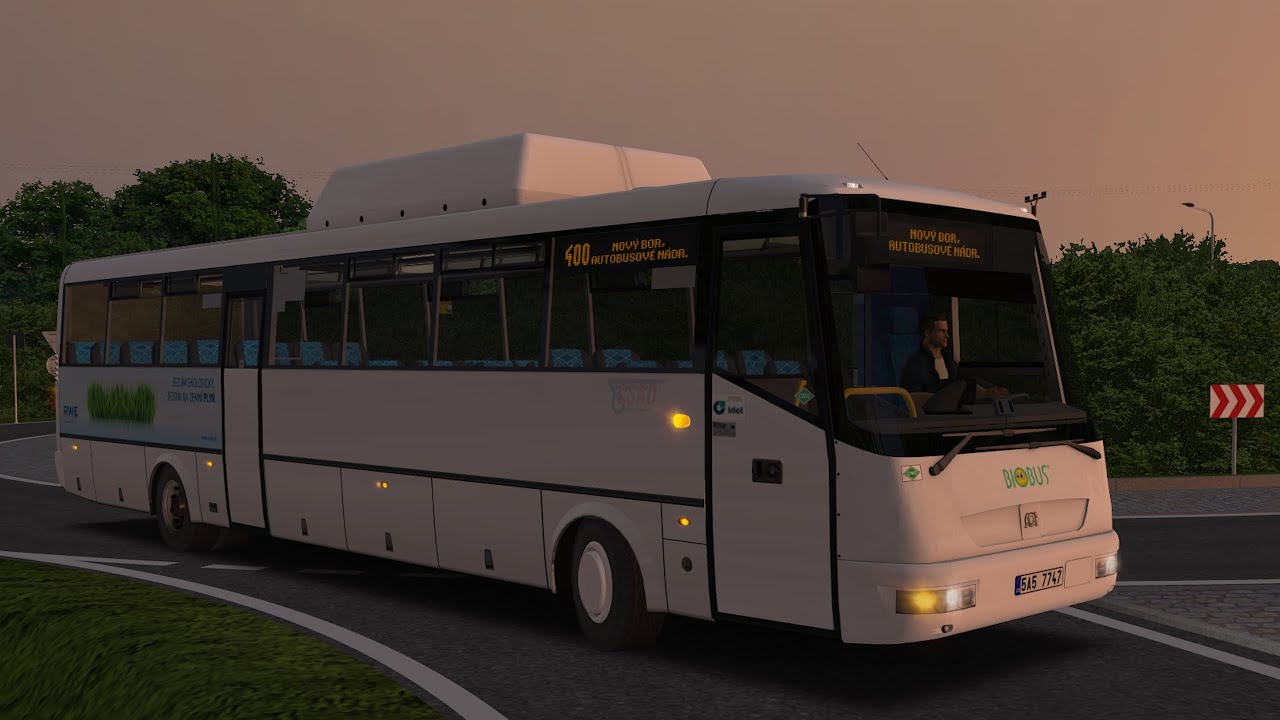 OMSI 2 | SOR-Ekobus C 12 CNG na večerním spoji se zátahem do garáže