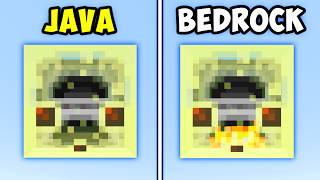 75 Minecraft Java vs Bedrock Differences!