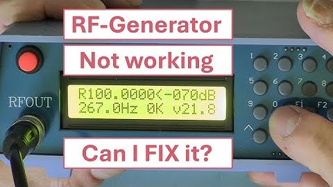 #027 RF signal generator from AliExpress, sorry for the music.