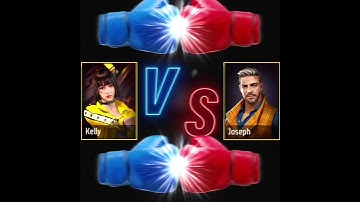 KELLY VS JOSEPH CHARACTER 🆚✨ || CHARACTER ABILITY TEST || FREE FIRE CHARACTER VERSUS #freefire #ff